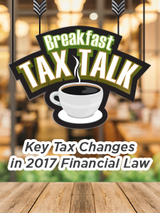 Breakfast Tax Talk - 26 May 2017